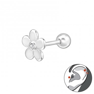 Kwiat - Srebro próby 925 Ear A4S49568
