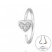 4mm Heart - 925 Sterling Silver Silver A4S49839