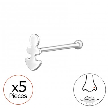 4 mm Kotva ze Stříbra - Šperkovní Stříbro 925 Silver A4S49844