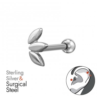 List - Chirurgická Ocel 316 + Šperkovní Stříbro 925 Silver A4S49850