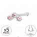 5 mm Kulatý Shluk  - Šperkovní Stříbro 925 Silver A4S49931