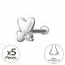 Două Inimi - Argint 925 Silver A4S50035