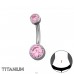 6 mm kulatý zirkon, titan - Titan Steel A4S50528