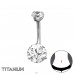 8 mm kulatý zirkon, titan - Titan Steel A4S50531
