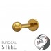 Biluta aurie 3mm - Oțel Chirurgical 316 Steel A4S50537