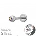 Rotund cu cristal - Oțel Chirurgical 316 Steel A4S50539