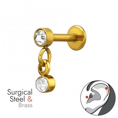 Zirconiu inlantuit - Alamă + Oțel Chirurgical 316 Steel A4S50540