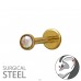 Cristal solitaire - Oțel Chirurgical 316 Steel A4S50548