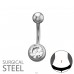 Piercing cu cristale - Oțel Chirurgical 316 Steel A4S50552
