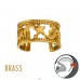 Moon And Star 18K Gold Plated Brass - Brass Ear Cuffs & Ear Pins A4S50793