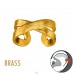 Cross Brass 18K Gold Plated - Brass Ear Cuffs & Ear Pins A4S50795