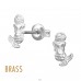 Mermaid - Brass Earrings & Studs A4S50804