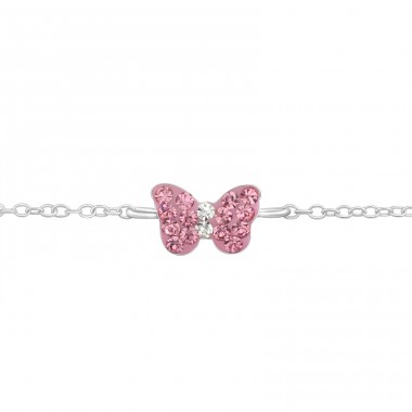 Silberner Schmetterling - Armband aus Silber 925 A4S18568