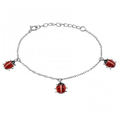 Ladybug - 925 Sterling Silver Bracelets for kids A4S38478