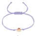 Monkey face - 925 Sterling Silver + Nylon Cord Bracelets With Cords A4S42550