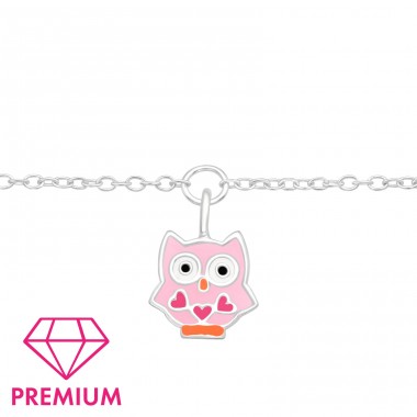 Eule - Premium - 925 Sterling Silber Armbänder für Kinder A4S42718