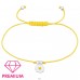 Kvet - Premium - Šperkové Striebro 925 + Nylonová Struna Náramky Pre Deti A4S42737