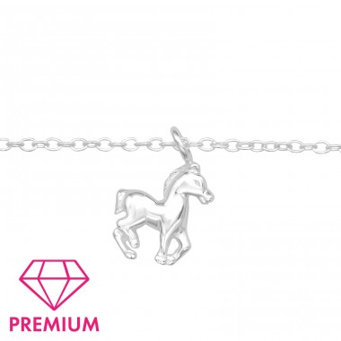 Pferd - Premium* - 925er Silber Armbänder für Kinder A4S43679