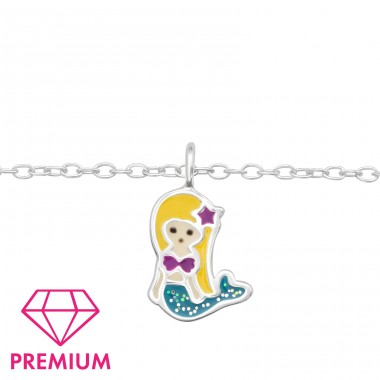 Meerjungfrau - Premium - 925 Sterling Silber Armbänder für Kinder A4S43686