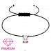 Urs Panda - Premium* - Cablu De Nailon + Argint 925 Brăţară A4S43708