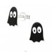 Ghost - 925 Sterling Silver Ear studs with enamel colors A4S18941