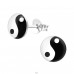 Yin-yang - 925 Sterling Silver Colorful Earrings For Kids A4S19778