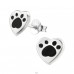 Heart - 925 Sterling Silver Colorful ear studs for kids A4S26293