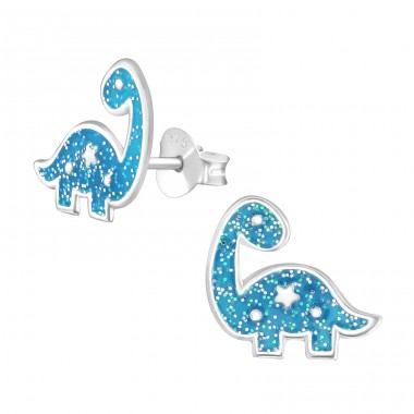Dinoszaurusz - 925 Ezüst Színes fülbevalók A4S36940
