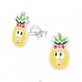 Ananas - Argint 925 Cercei cu surub colorati A4S36970