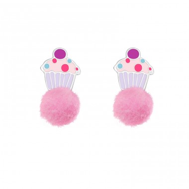 Cupcake - 925 Ezüst Színes fülbevalók A4S37148