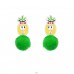 Ananas - Argint 925 Cercei cu surub colorati A4S37154