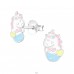 Mernicorn - Striebro 925 Farebné puzetové náušnice A4S37888