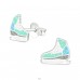 Pantofi De Patinaj - Argint 925 Cercei cu surub colorati A4S38576