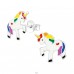 Inorog / Unicorn - Argint 925 Cercei Cu Surub Colorati A4S38602