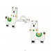 Alpaca - Argint 925 Cercei cu surub colorati A4S38670
