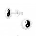 Yin-Yang - Schmuck Silber 925 Farbige Ohrstecker A4S44240