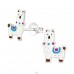 Alpaca - Argint 925 Cercei cu surub colorati A4S45773