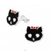 Strieborné Hello Kitty - Striebro 925 Farebné puzetové náušnice A4S4720