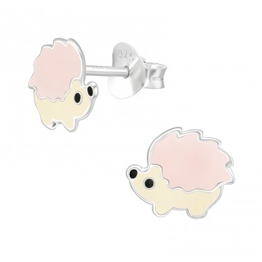 Jeż 9mm - Srebro próby 925 Kolorowe kolczyki ze sztyftem A4S49940