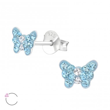 Strieborný Motýľ s Swarovski® kryštálmi - Striebro 925 Swarovski pre deti A4S24706