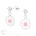 Hängende Blume mit Swarovski®-Kristallen – 925er Sterlingsilber Swarovski für Kinder A4S34844