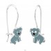 Strieborná Koala - Striebro 925 Náušnice pre deti A4S28674