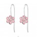Flower - 925 Sterling Silver Earrings for Children A4S24471