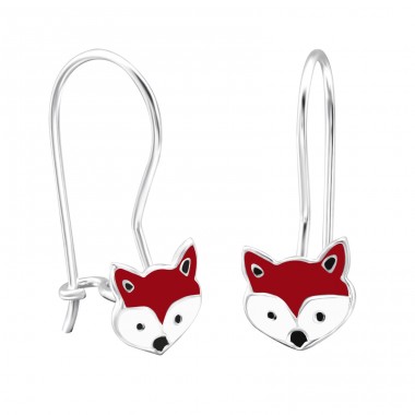 Fox - 925 Sterling Silver Earrings for Children A4S28660
