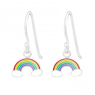 Rainbow - 925 Sterling Silver Earrings for Children A4S30321
