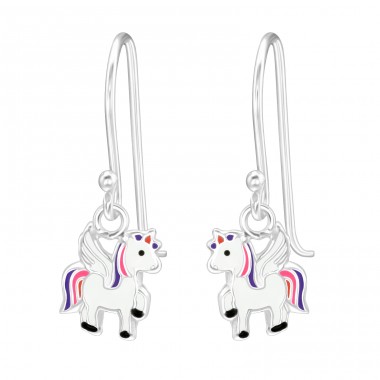 Unicorn - 925 Sterling Silver Earrings for Children A4S41033