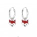 Fox - 925 Sterling Silver Children Hoops A4S28050