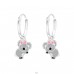 Suspendarea Koala - Argint 925 Cercuri cu agatatori A4S36985