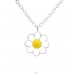 Flower - 925 Sterling Silver Necklaces with silver chains A4S20346