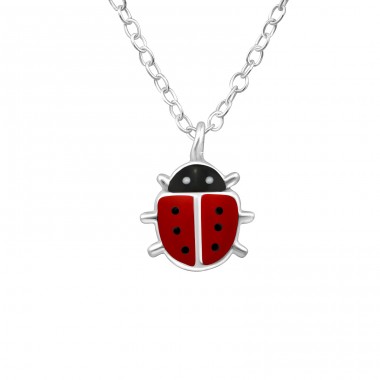 Ladybug din Argint - Argint 925 Coliere cu lanț A4S22321